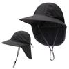 Outdoor Sports Sun Hat Quick-drying Bucket Hat With Wide Brim Neck Cover For Mountaineering Fishing