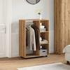 VidaXL Wardrobe Artisan Oak 80x40x110 Cm Engineered Wood, Storage Cabinet, Wardrobe Organizer, 856669