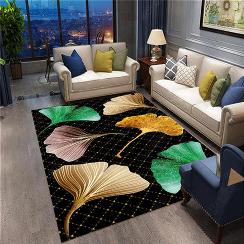 

Европейский роскошный ковер с цветком розы и листьями, ковер для гостиной, спальни, дивана, коврик для украшения, кухонный нескользящий напольный коврик 200*400