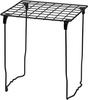 Stackable Metal Locker Shelf, Black
