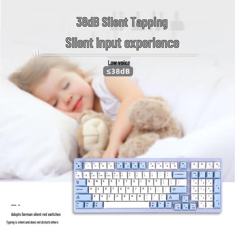 Double Shell M96 Three-Mode Silent Mechanical Keyboard