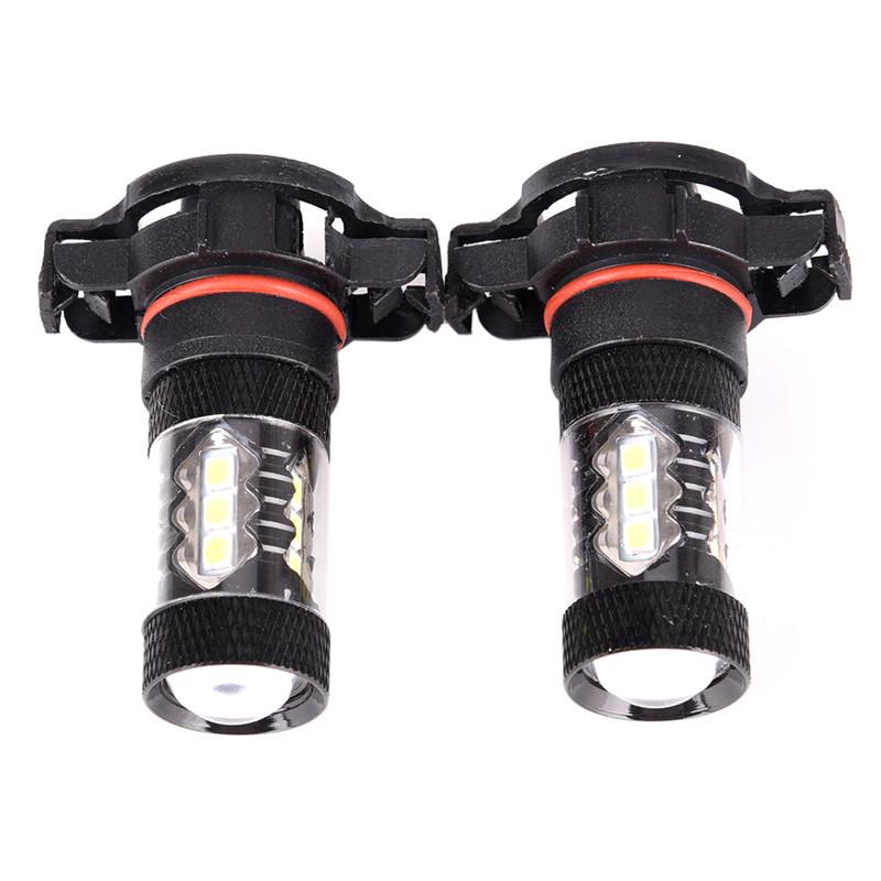 2X Psx24W H16 5202 Super White 160W Led 144 Smd Bulb Fog Light Driving Lamp Drl