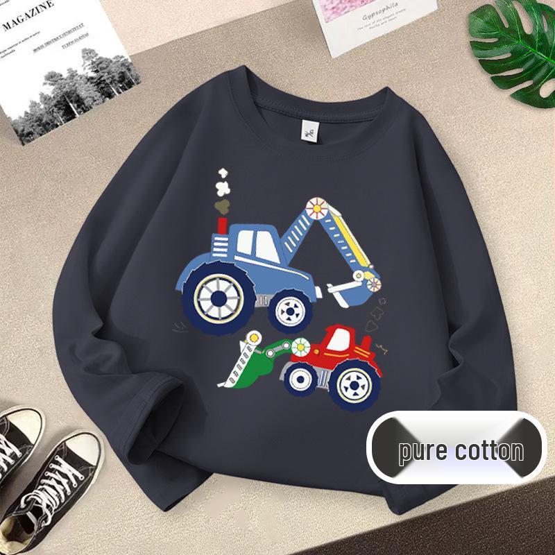 Children's Pure Cotton Long Sleeve T-shirt - Autumn Fashion
