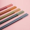 5 Pairs Reble Chopsticks, Multi-purpose Durable Household Plastic Cute Ice Fog Multicolor Chopsticks Non-Slip 9.5 inch/24cm for Family, Hotel,