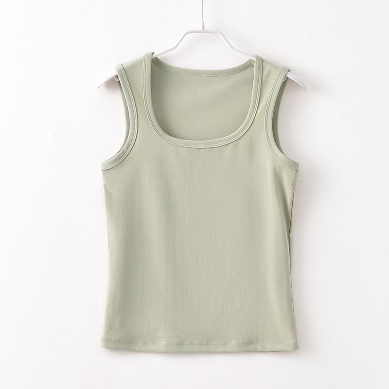 

Tencel Lyocell French Square Neck Sleeveless Top for Women L (100-115 lbs)