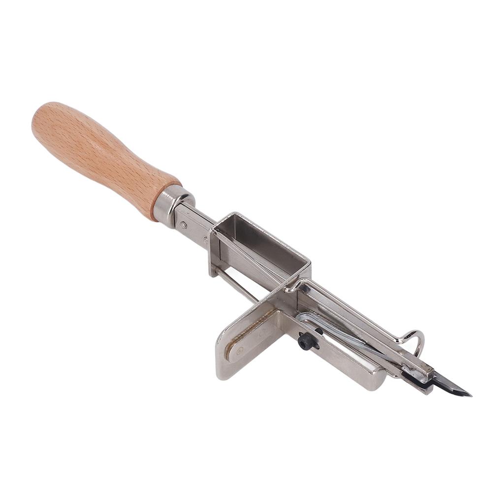 Hand Tufting Tool Wooden Handle Sturdy Metal Quick Flexible Operation Rug Tufting Tool for Home