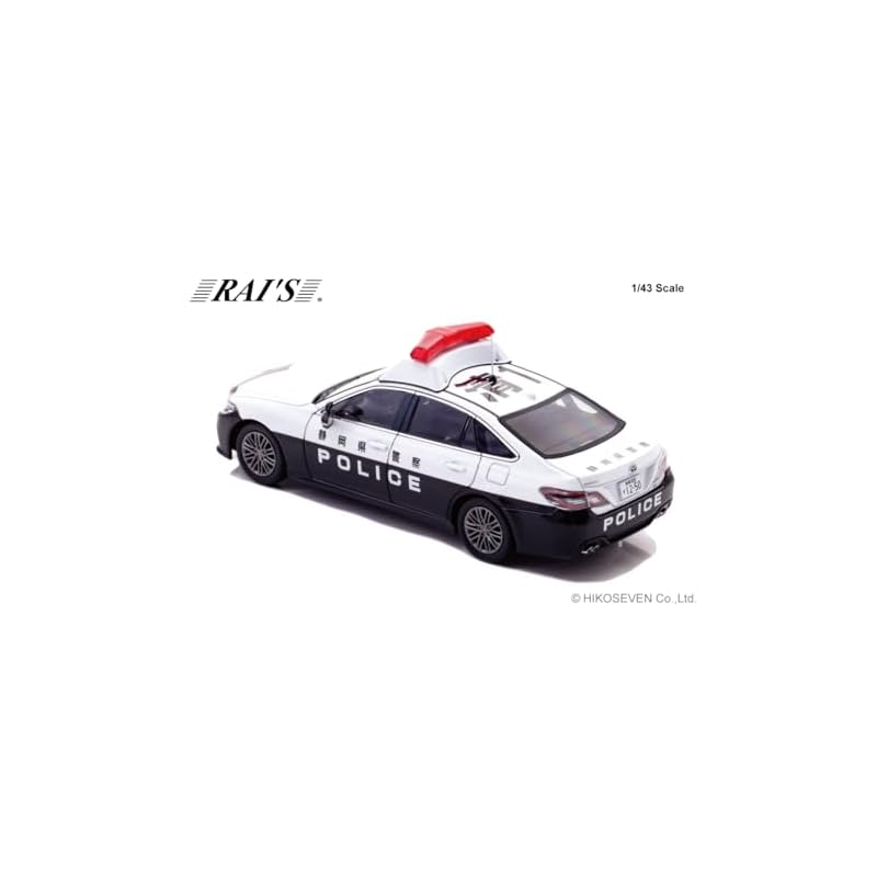 RAI'S 1/43 Toyota Crown Hybrid (AZSH21) 2023 Shizuoka Prefectural Police Station Regional Patrol Vehicle (Sei 1) Finished Product H7432306