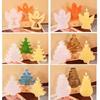Christmas Tree Silicone Moulds Castings Molds Plaster Molds Scented Candle Molds Ornament for Chocolate Cake Decorations