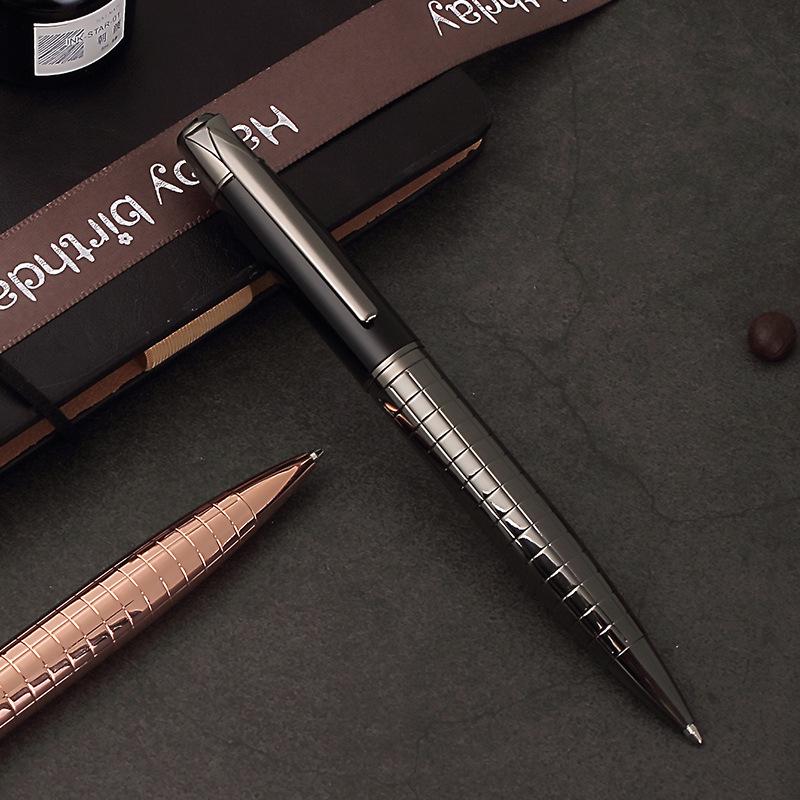 Rose Gold & Gun Black Electroplated Metal Ballpoint Pen Gift