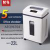 M&G AEQ96704 5-Level High Security Cross-Cut Paper Shredder CN plug (adapter included)