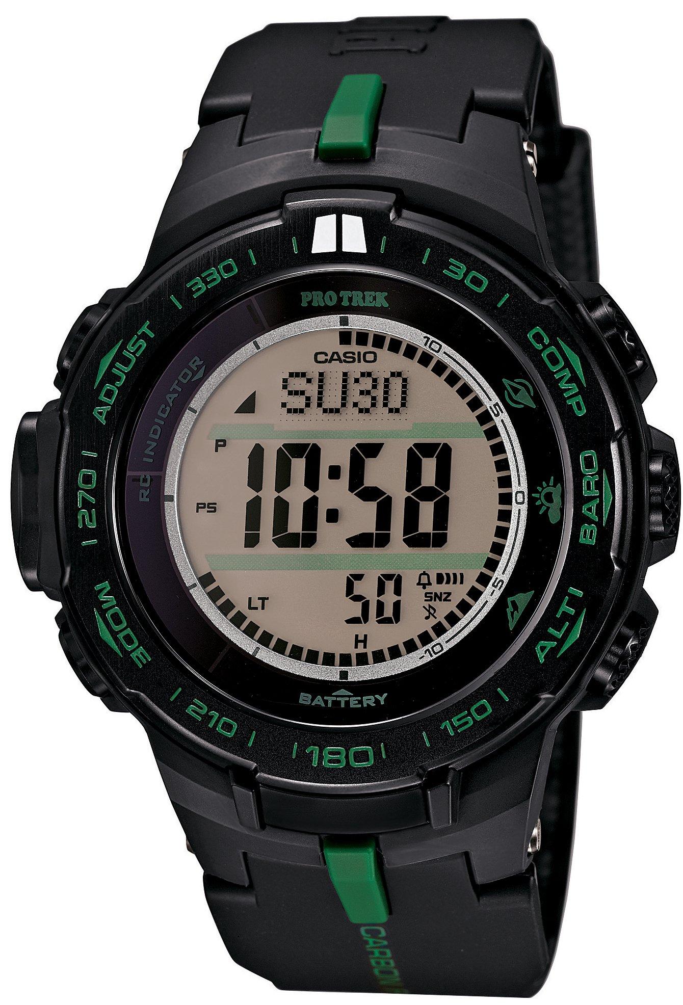 

[Casio] Годинник CASIO серії PROTREK RM, оснащений потрійним датчиком версії 3 і сумісний із 6 радіостанціями по всьому світу Solar PRW-S3100-1JF для чоловіків