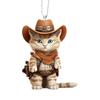 2026 New Acrylic Car Hanging Pendant Rearview Mirror Decoration 2D Acrylic Hanging Ornament Car Hanging Decor Rearview Pendant