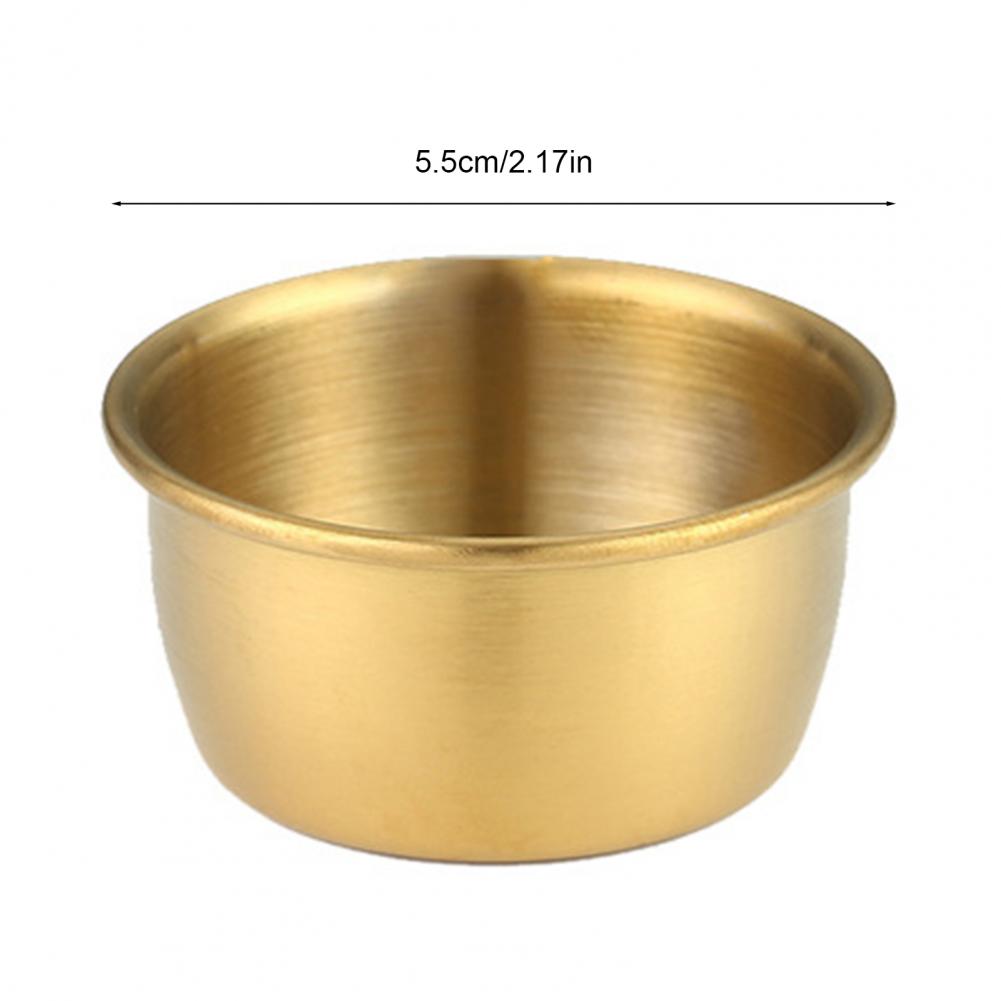Kleine Saucenschale Edelstahl Ramekin Saucen-Dip-Schale Mini-Pudding-Gewürzbecher für Küche Restaurant Camping BBQ Party