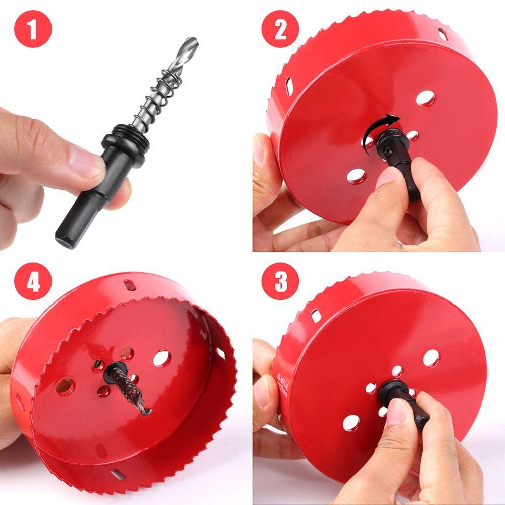 1Pcs Durable 15-200mm M42 Bi-Metal Hole Saw HSS Steel DIY Bimetallic Hole Opener Wood Tool for Metal Iron Aluminum Plastic