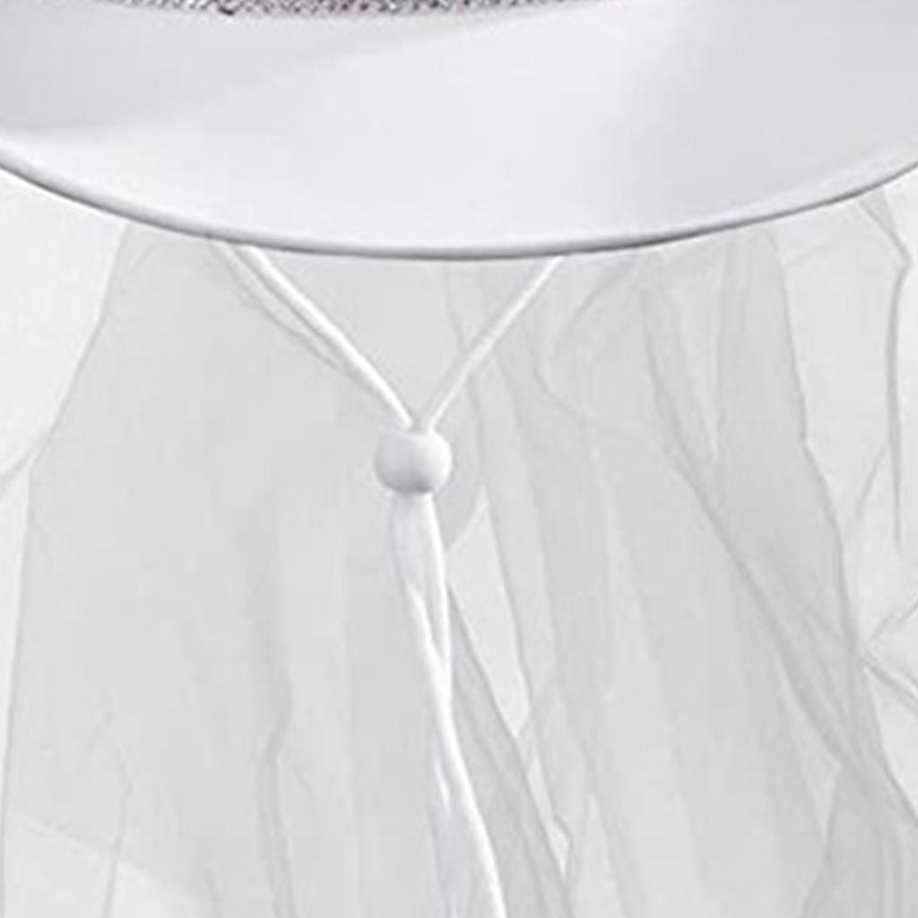 Bride Veil Hat with Hand Beading Blingbling Crystal Cowgirl Hat Beaded Heavy Cowgirl Hat for Bachelorette Party