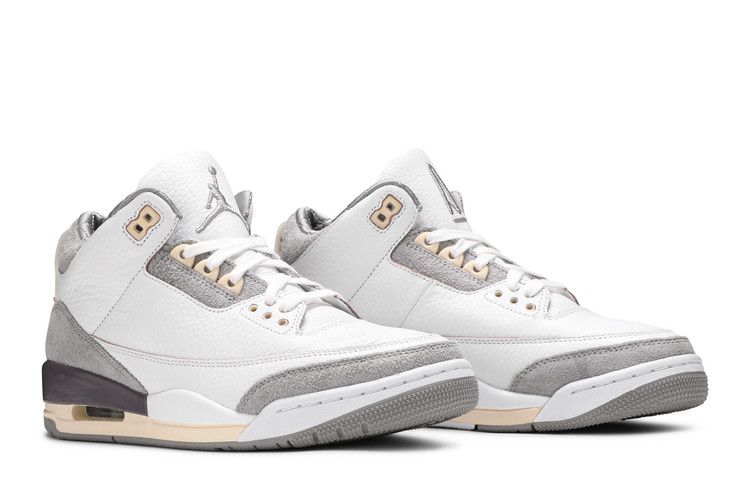 Damskie Trampki Jordan 3 Retro SP A Ma Maniére (Kobiety) Biały/Średni Szary-Fioletowy Ruda-Biały