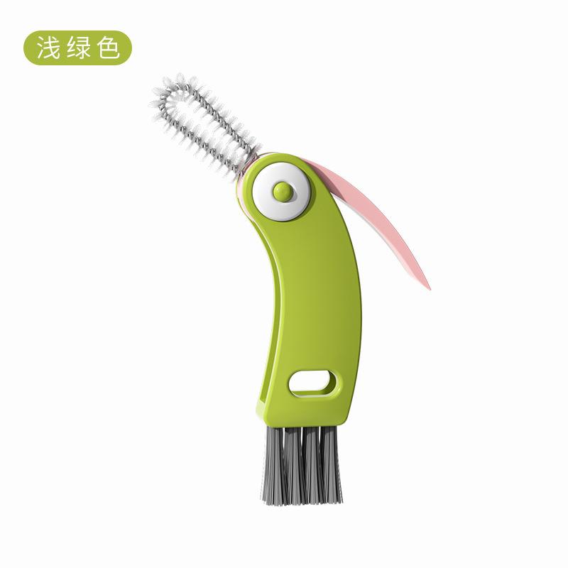 Щетка для чистки крышек чашек подходит для маленьких пространств, дорожных чашек, многофункциональный набор щеток для чистки, портативный и прочный инструмент для чистки крышек чашек