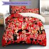 Bilbao  Pattern Bedding Quilt Set Quilt Cover Pillowcase Home Decoration Birthday Gift (1 * Duvet Cover + 2 * Pillowcase, Without Core)