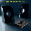 PROZOR Audio 2 Output 1 Bidirectional RCA Stereo Audio No Power Supply RCA Cable Compatible with DVD Stereo CD 2-Port Switcher Inputs/1 / Input/2