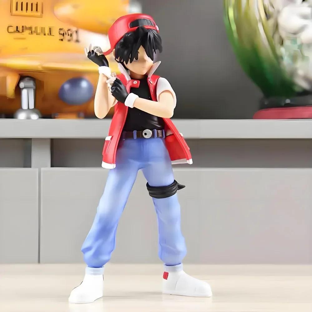 9cm Anime Pokemen Figure Ash Ketchum Figurine Red Action Figure Pvc Collection Model Toys For Children Gifts