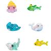 10Pcs Miniature Ocean Resins Animals Aquariums Ornaments Tiny Figures for Fish Tanks Decorations and Birthday Party