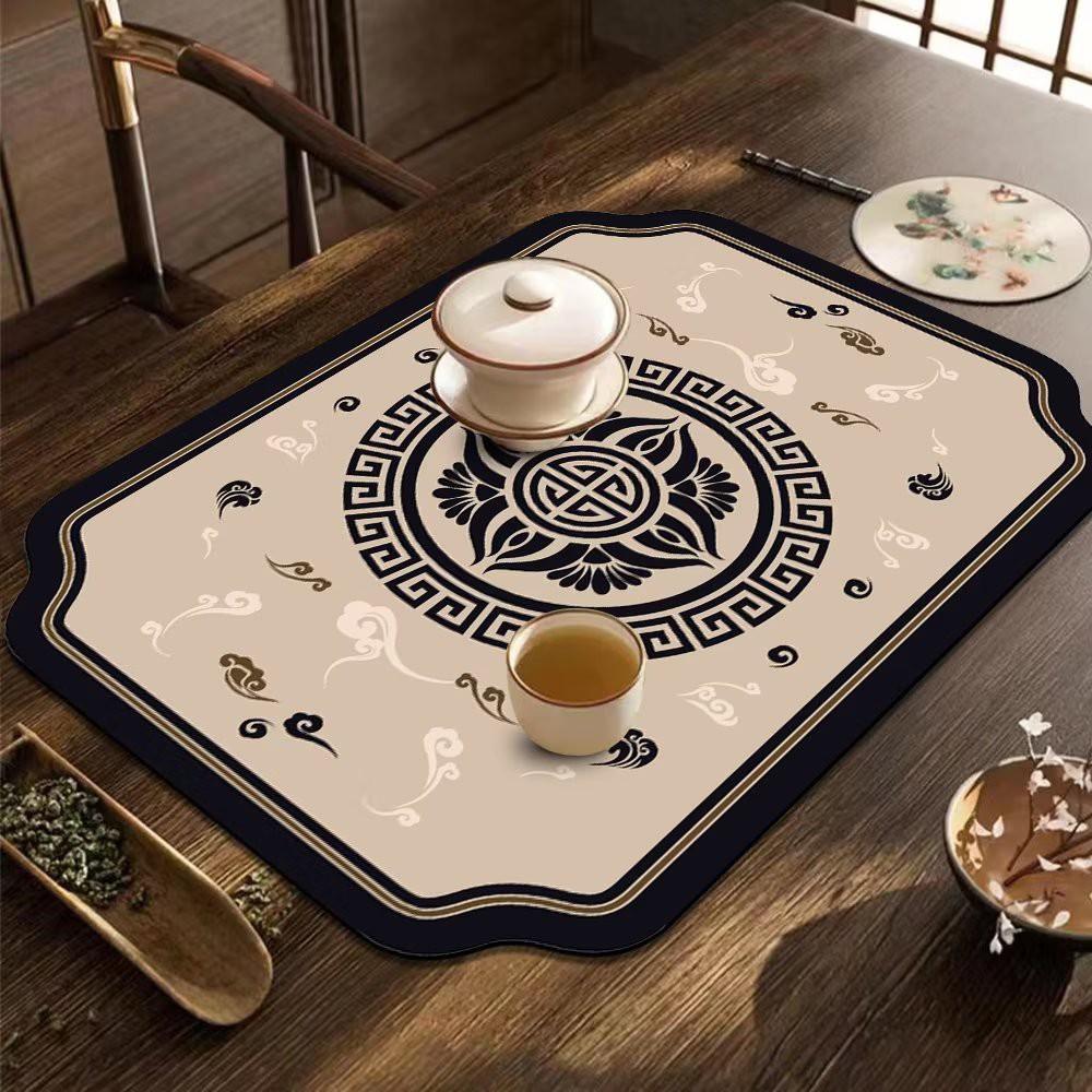 

Жаростойкий нескользящий быстросохнущий дренажный коврик Коврик для сушки посуды Коврик для сушки посуды из диатомовой грязи Подушечка для посуды Абсорбирующий коврик 30*40cm