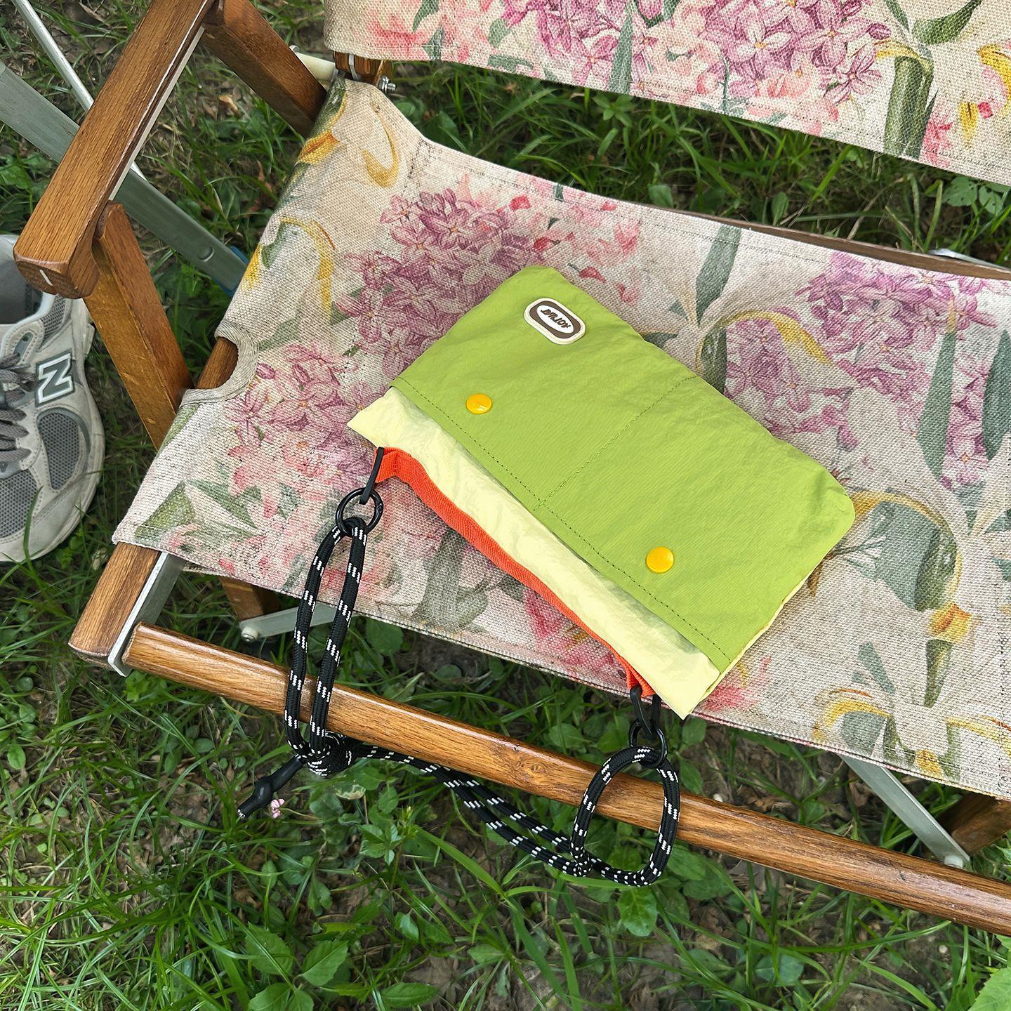 

Mountain outdoor messenger bag autumn and winter multi-functional trend daily small square bag going out bag lightweight shoulder bag зелений