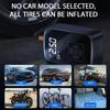Portable Tire Inflator Digital Display Multifunctional 3 Nozzle Adapter