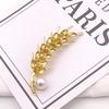 High-Grade Pearl Flower Brooch Scarf Pin for Women and Men