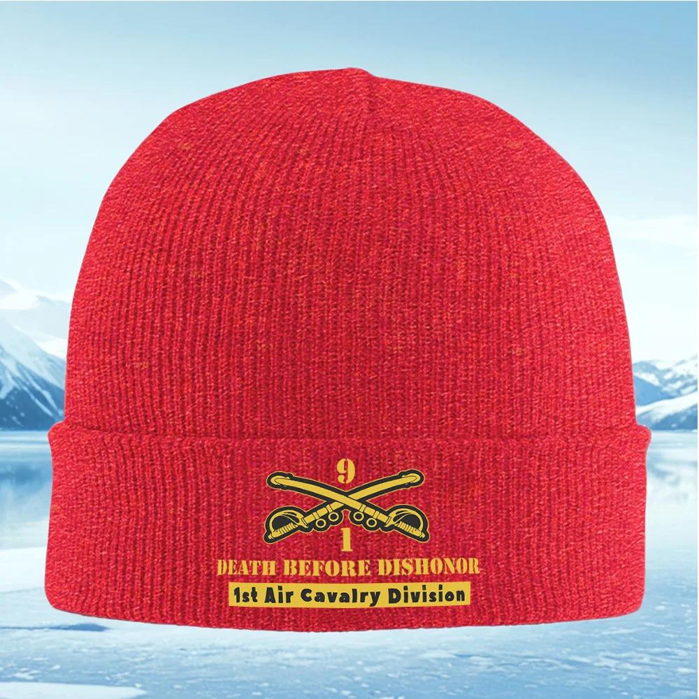 Crossed sabersbold numbertext below Unisex Women Unisex Knitted Hat Beanie Pullover Cap Winter Thermal Warm Christmas Outdoor Cy