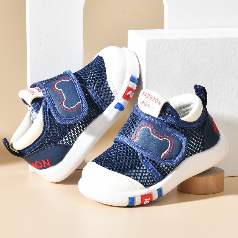 Sandale de vară pentru fete pentru bebeluși pentru 0-2 ani Pantofi anti-alunecare din plasă cu talpă moale