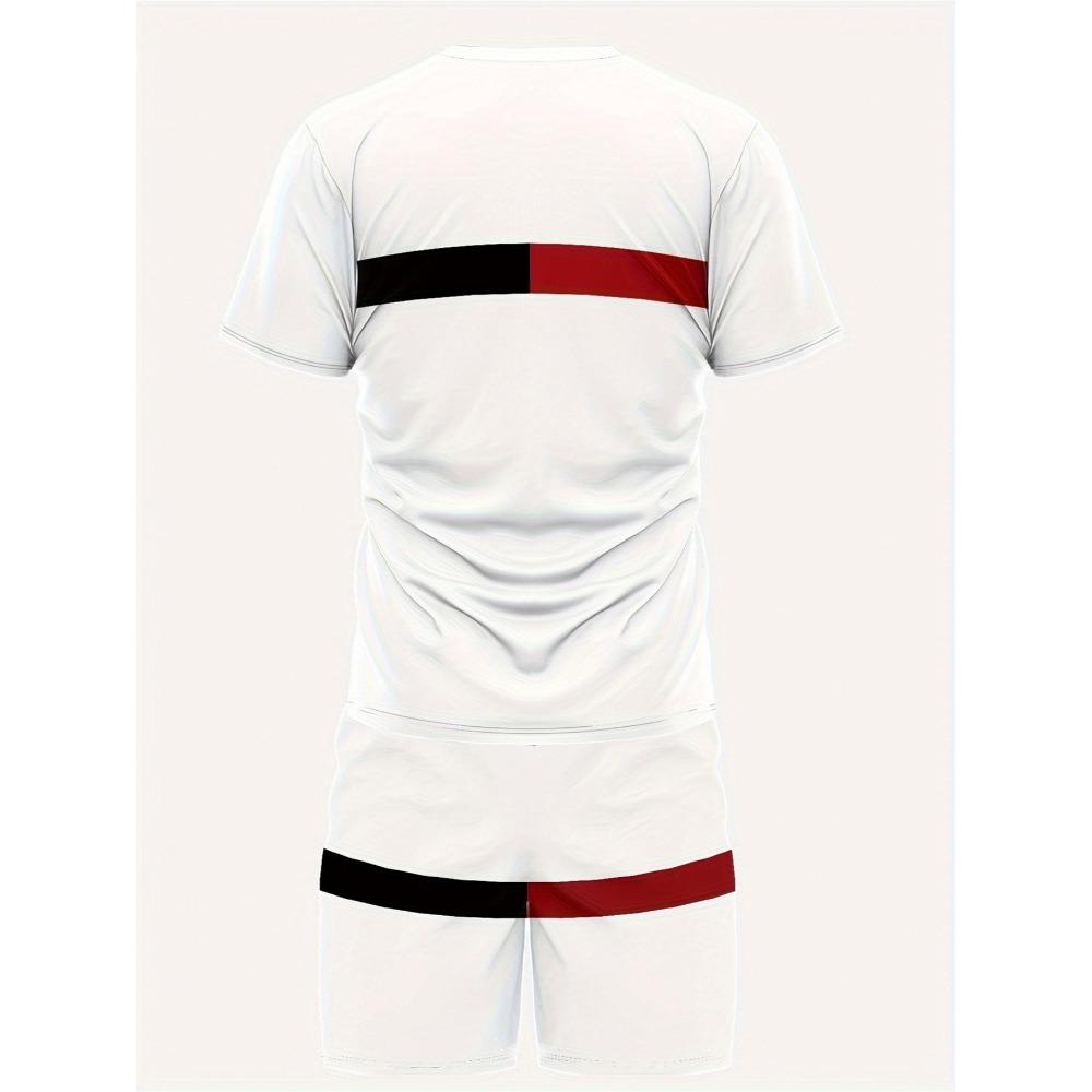 Men's sports T-shirt and shorts set