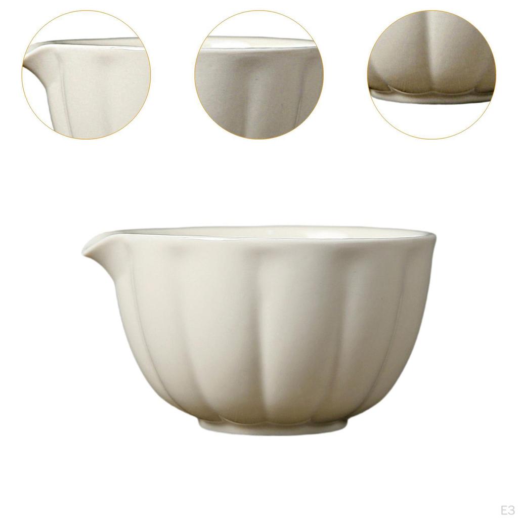 Ceramic Bowl for Matcha, 420 Ml Mixing Container, Cup of Green Tea