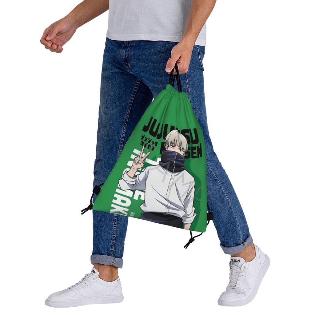 Jujutsu Kaisen Toge Inumaki Backpacks Fashion Drawstring Bags Sundries Bag Book Bags for Man Woman Students