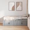 VidaXL Lit de rangement Gris Sonoma 80x200 cm 3335202