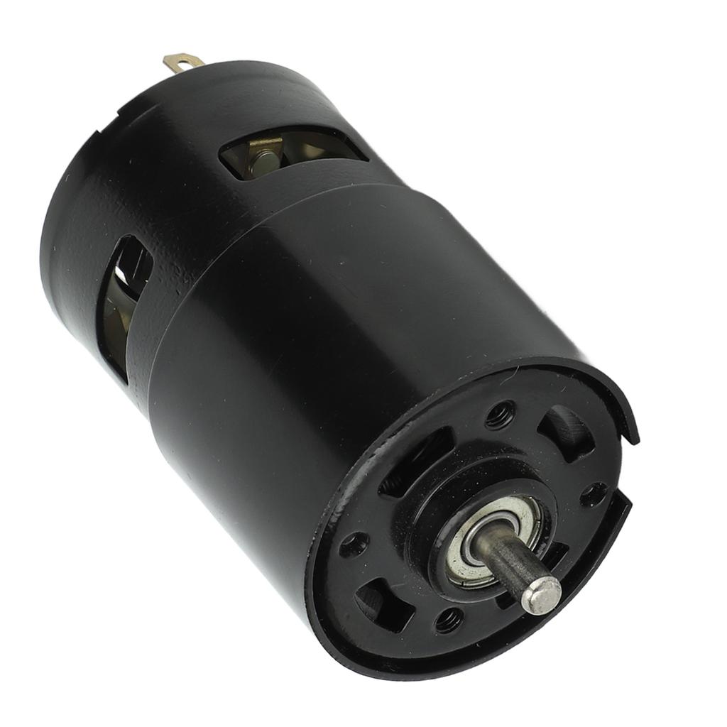 High Torsion DC Motor 12000RPM Round Shaft Fast Speed Red Copper Coil Electric Motor for Fan 12V