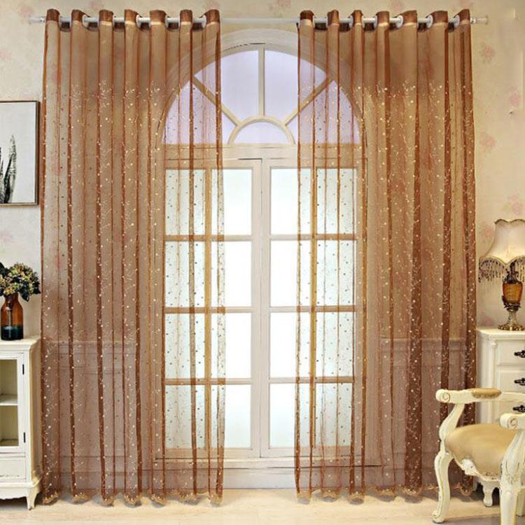 

Занавеска на балкон, окно, занавеска на эркер, занавеска с вышивкой, занавеска на окно, занавеска для спальни, карниз для штор 150*270cm*2pcs