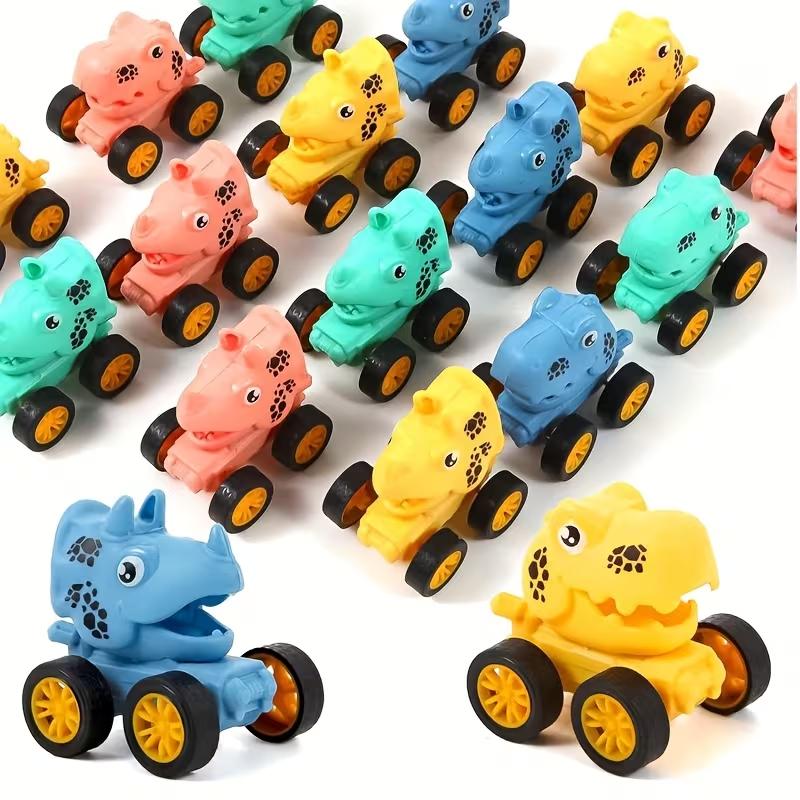 

12Pcs Cartoon Dinosaur Pull Back Cars Toy for Kids Birthday Party Favors Goodie Pinata Fillers School Rewards Christmas Gift