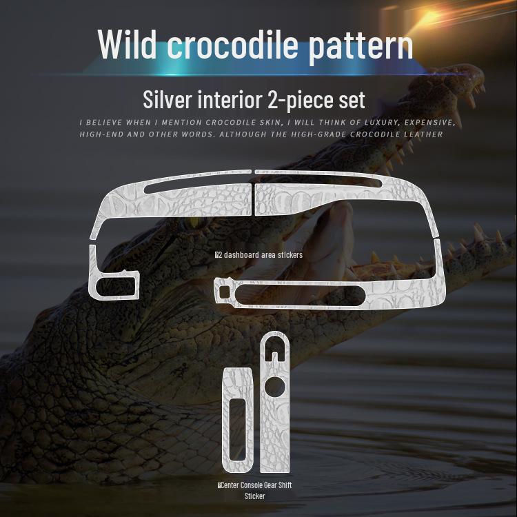 Crocodile Skin Film for Wuling Hongguang MINI Interior Dashboard Decoration