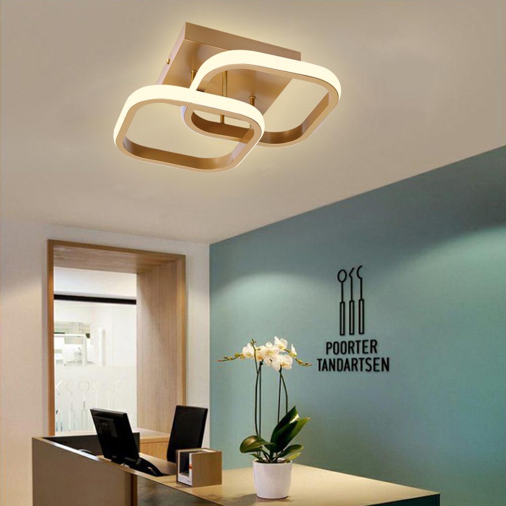 Ceiling Metal Light Modern Chandelier High Brightness Porch Entrance Lamp Energy Saving Ceiling Lamp for Living Room Bedroom