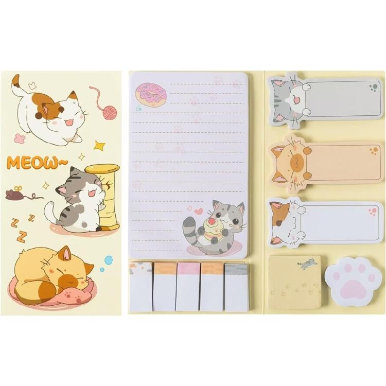 Shape Variety Stickier Note Adhesive Backed Notepads Recyclable Paper For Journaling Reminders Planning