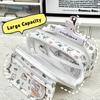 Multifunctional Pen Bag Large Capacity Stationery Bag New Pencil Case  School Office