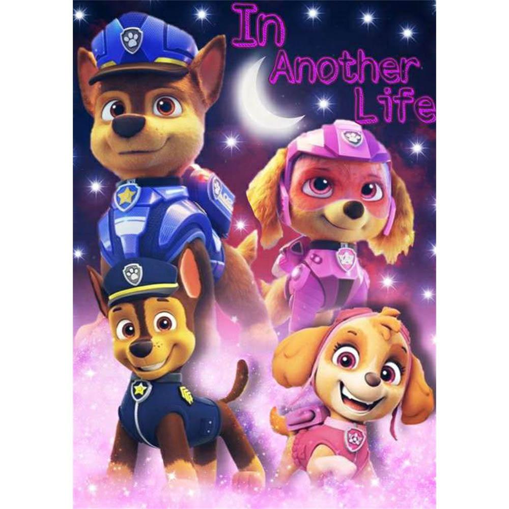 Kreskówkowy Piesek Disneya Malowanie Diamentami 5D DIY Wzór Artystyczny Drukowany Zestaw Puzzle Płótno Mozaika Ścieg Haft Domowy Dekor