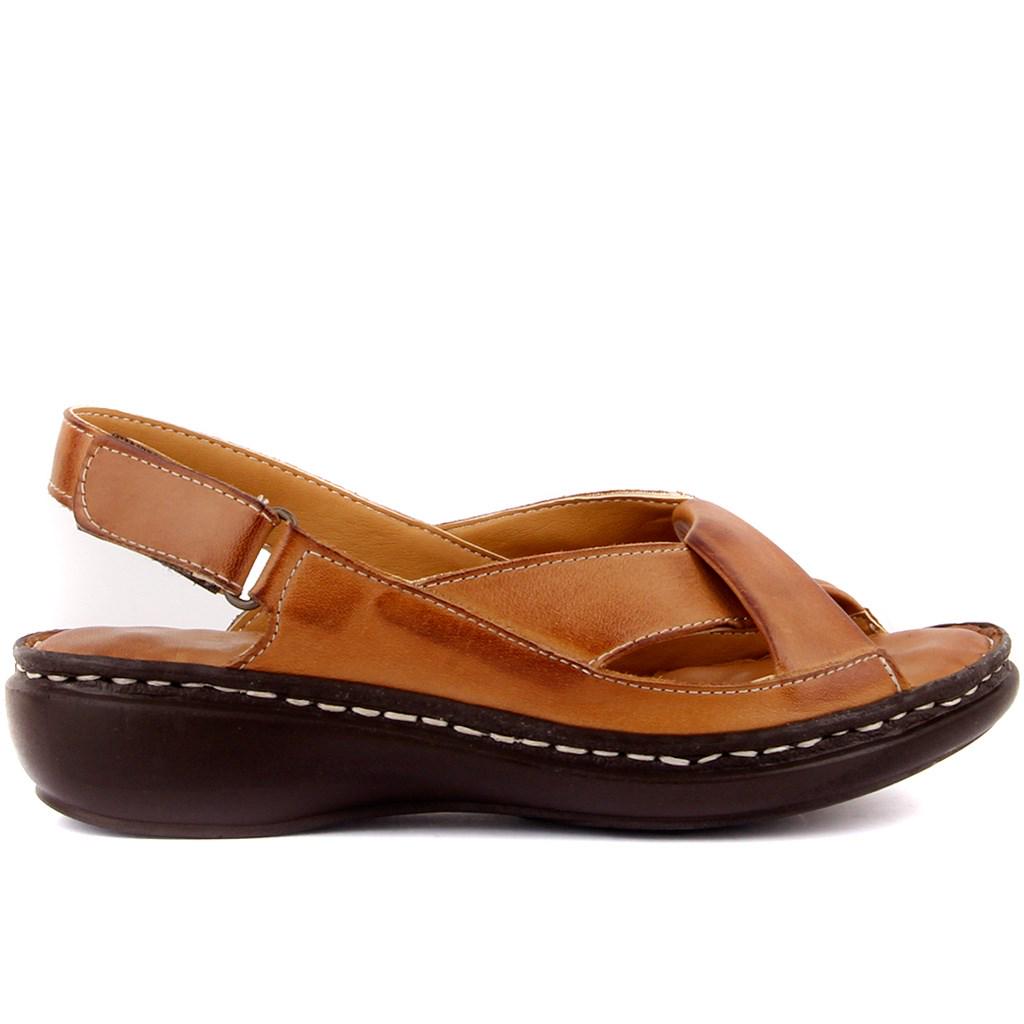 

İloz - Женские сандалии из табачной кожи