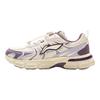 Li Ning Kids Sports Lifestyle Ark V6 Comfortable Versatile Shock Absorption Rebound Low Top Casual Shoes Kids Casual Shoes Beige Purple YKCV162-6