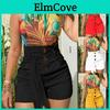 Stylish Women's High Waisted Button Shorts For Summer Casual Loungewear Comfort