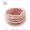 Women's Autumn & Winter Pure Cashmere Hollow Crochet Neck Warmer & Decorative Scarf