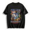 Italian Brainrot Meme Graphic Print Casual Tee Shirt Pure Cotton T-shirt