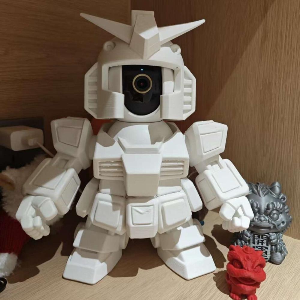 Cute 3D Printed Robot Cover for Security Cameras Compatible For Xiaomi C700 Kawaii Home Decoration