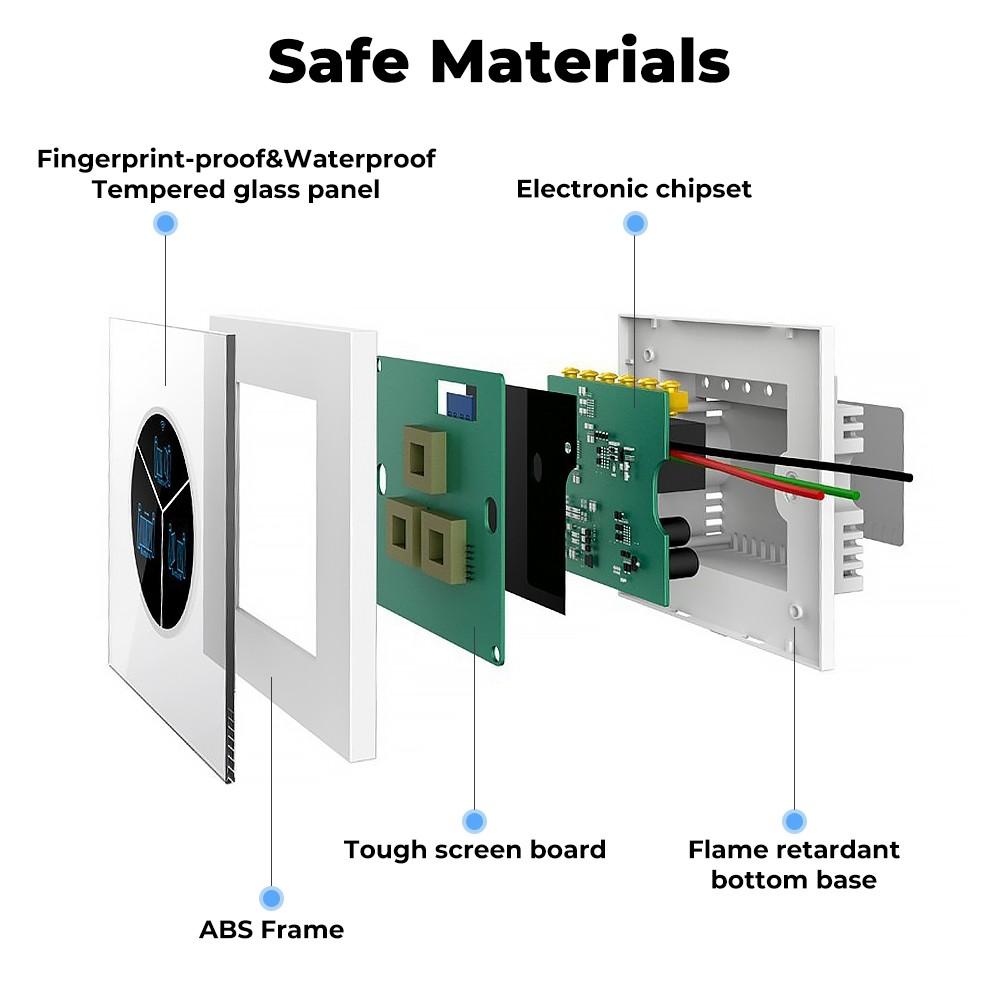 Remote APP Voice Timing Switch WIFI Smart Home Automatic Garage Gate Electric Door Opener Wall Touch Auto Gate Switch